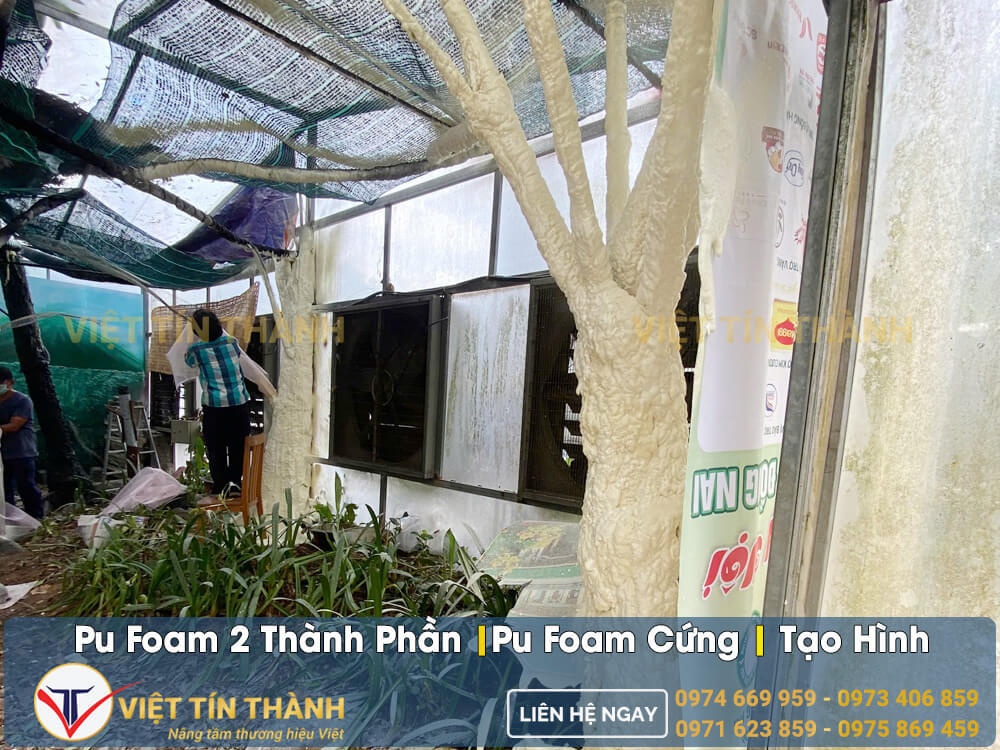 nguyên liệu pu foam lỏng 2 thành phần